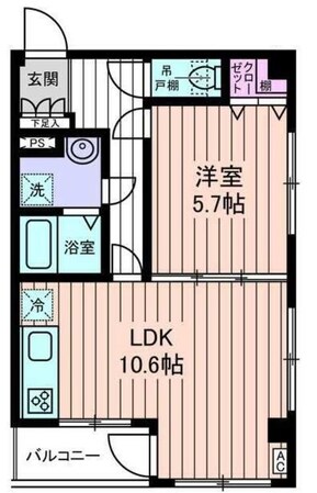 グランステージ東浦和の物件間取画像